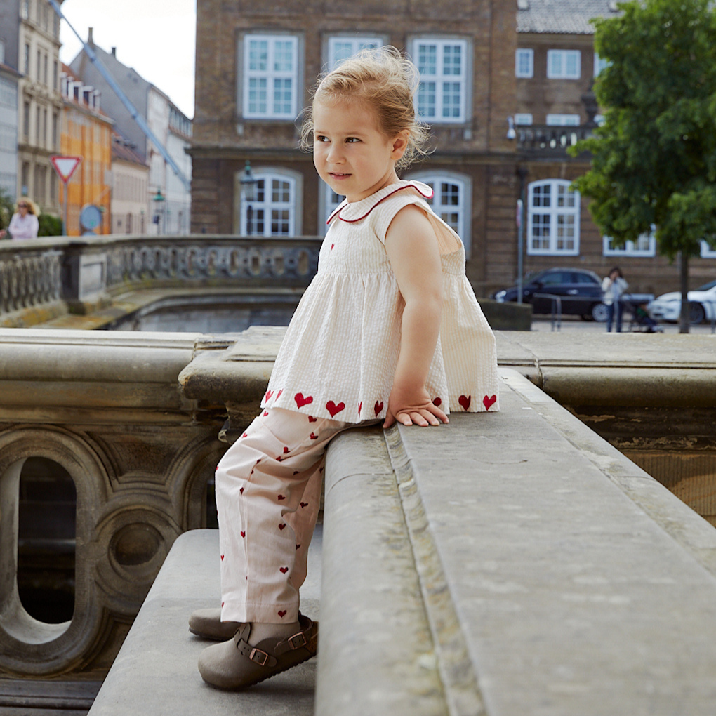 Hosen mit Herzchen Rosa