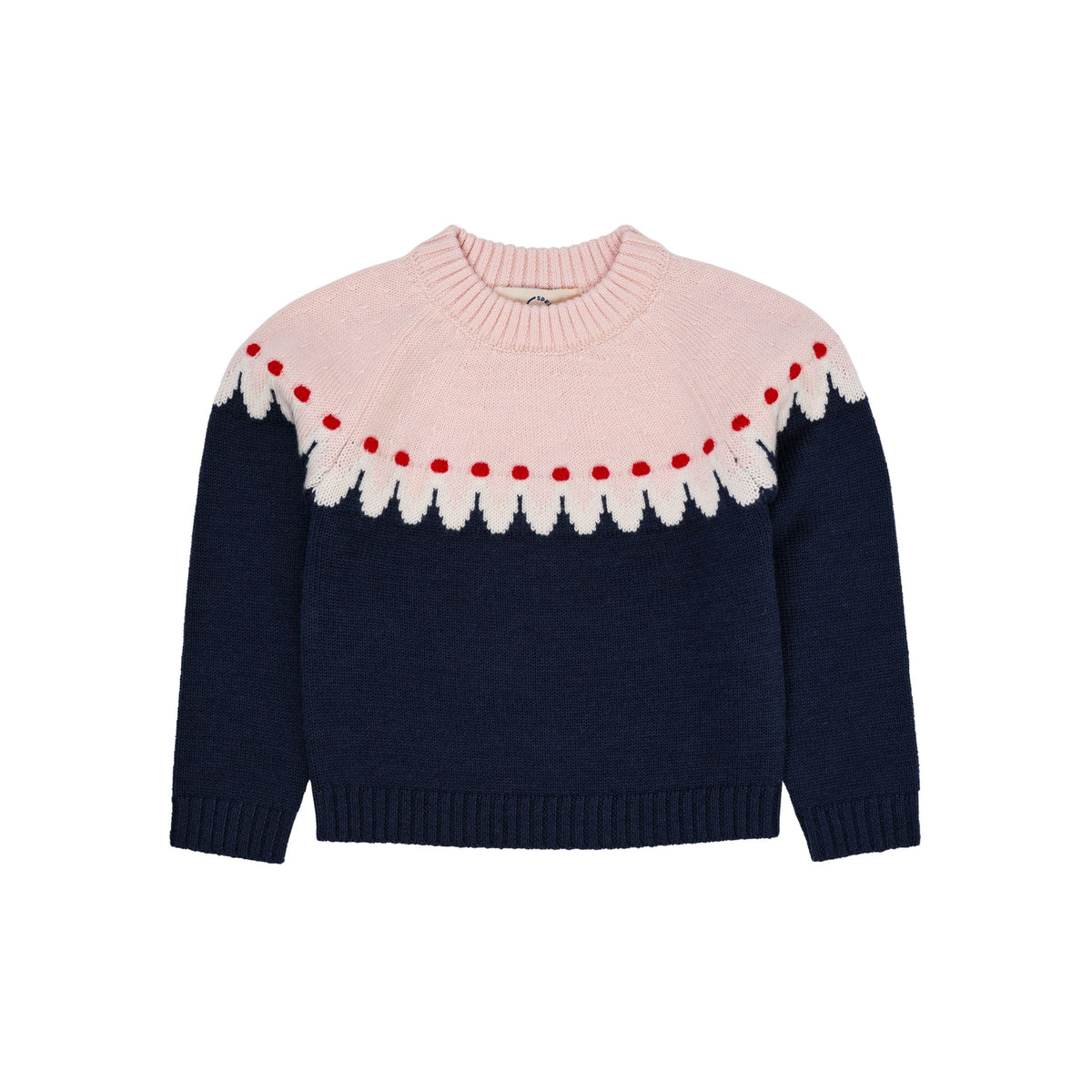 CUPCAKE CLASSIC JUMPER NAVY/ROSA