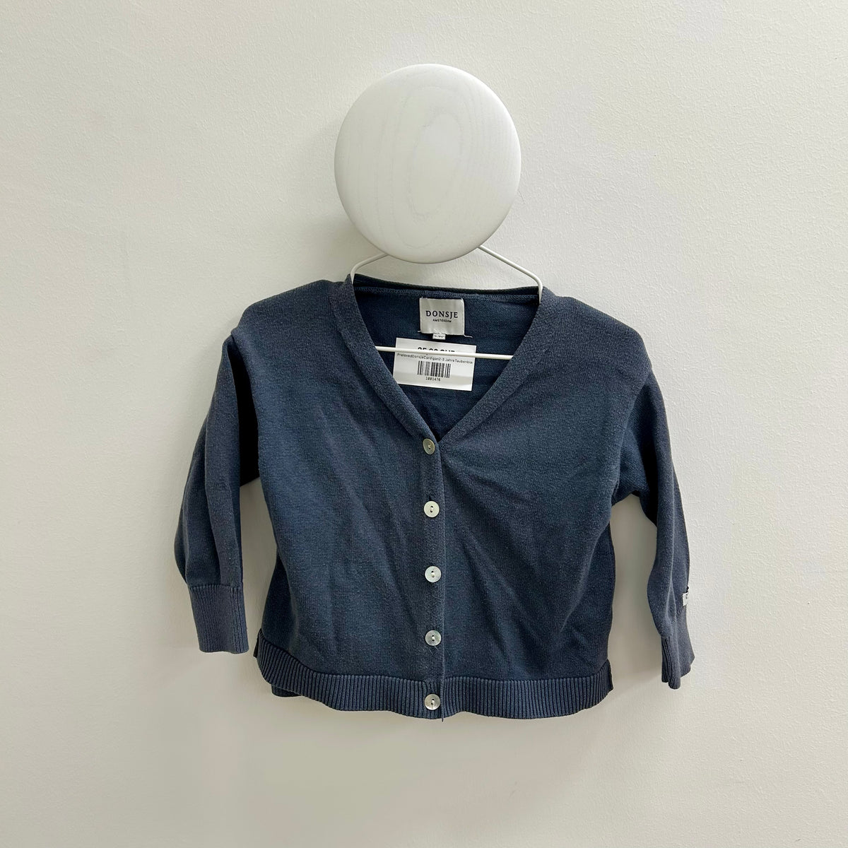 Preloved Donsje Cardigan 2-3 Jahre Taubenblau