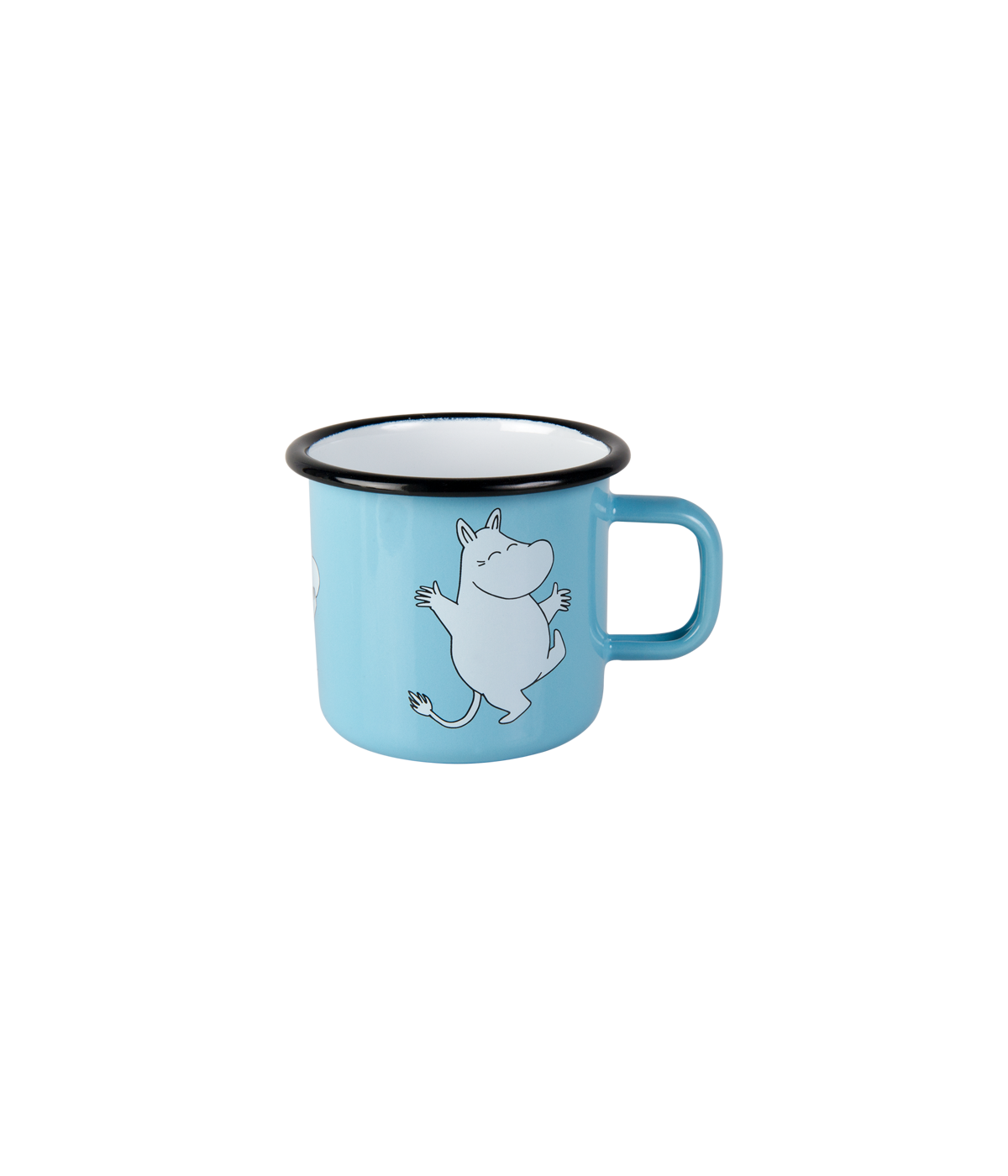 Emaille-Tasse 2.5dl, Moomin hellblau