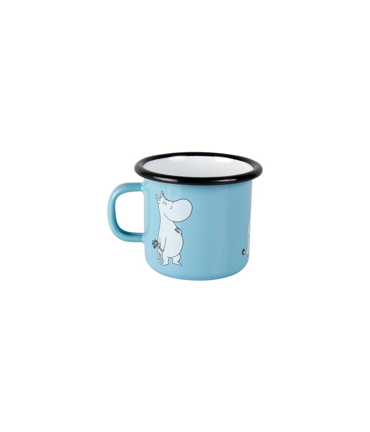 Emaille-Tasse 2.5dl, Moomin hellblau