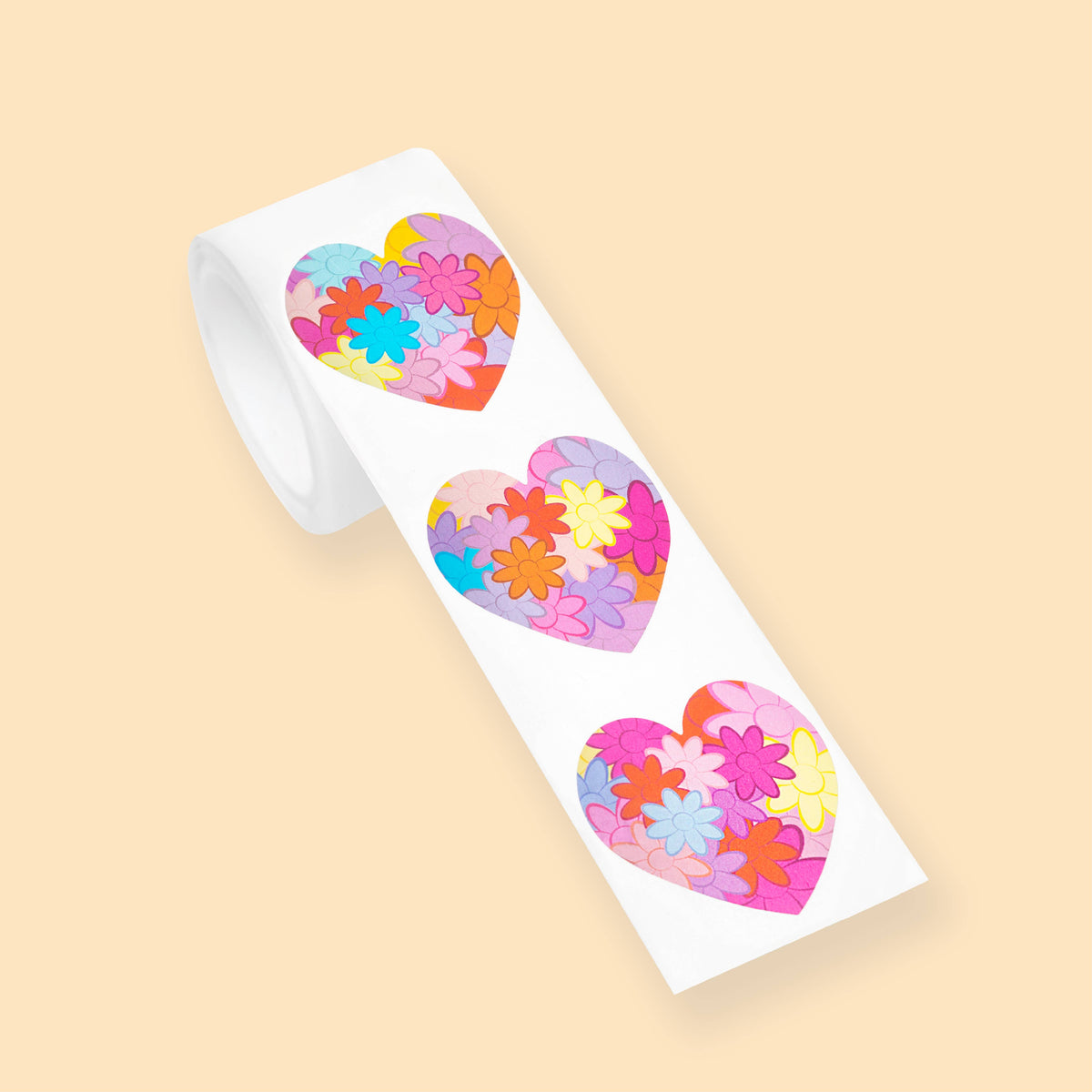 Blumenherz Stickers