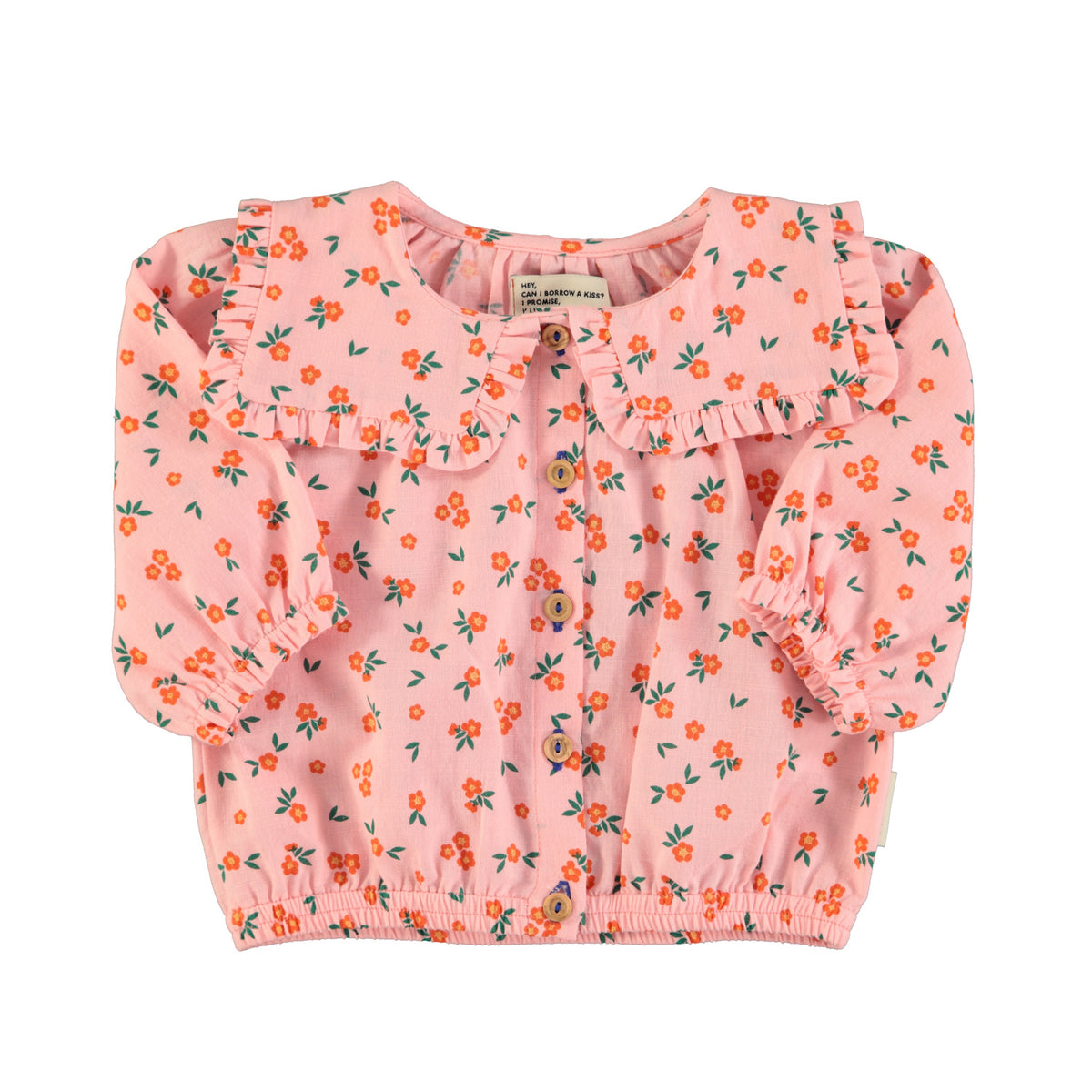 Baby-Bluse mit Blumen-Muster