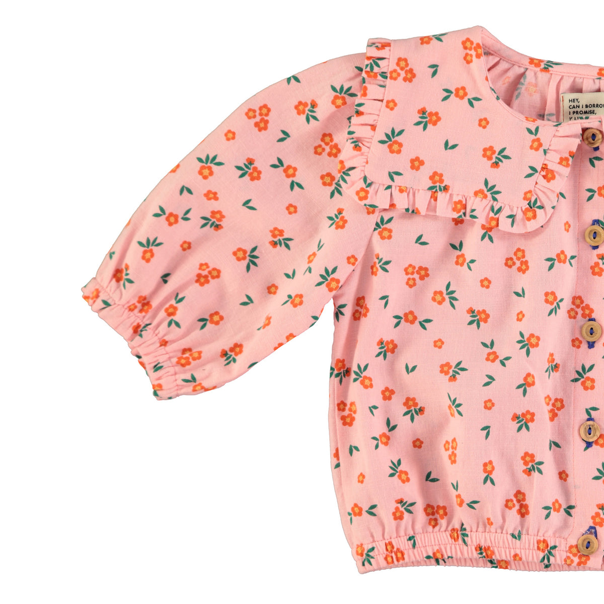 Baby-Bluse mit Blumen-Muster