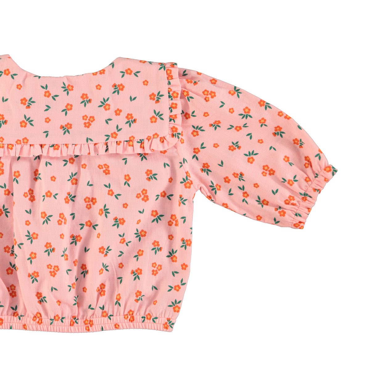 Baby-Bluse mit Blumen-Muster