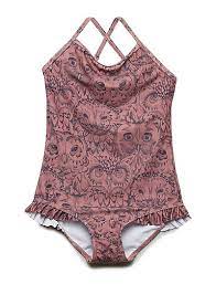 Ida Swimsuit Owl Print Soft Gallery Size 6 Years